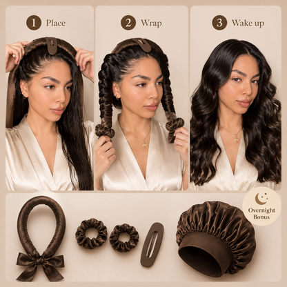 Velnora™ Satin Heatless Curl Set