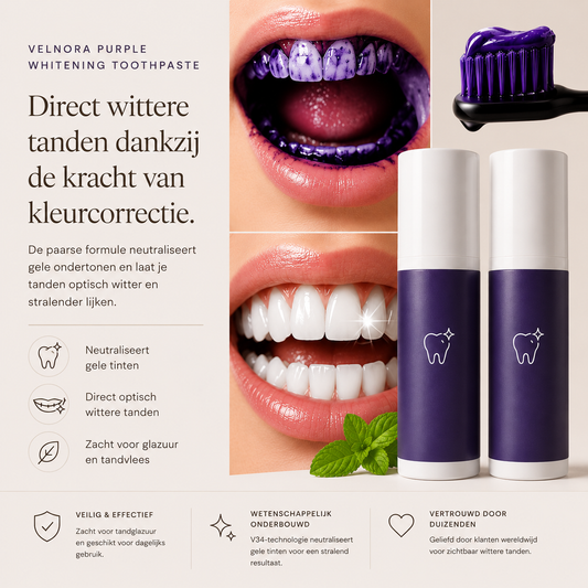 Velnora Purple Whitening Toothpaste