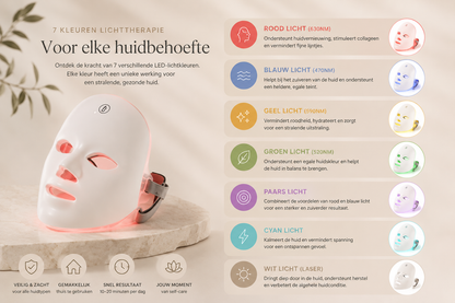 Velnora™ LED Glow Therapy Mask (7 Colors)