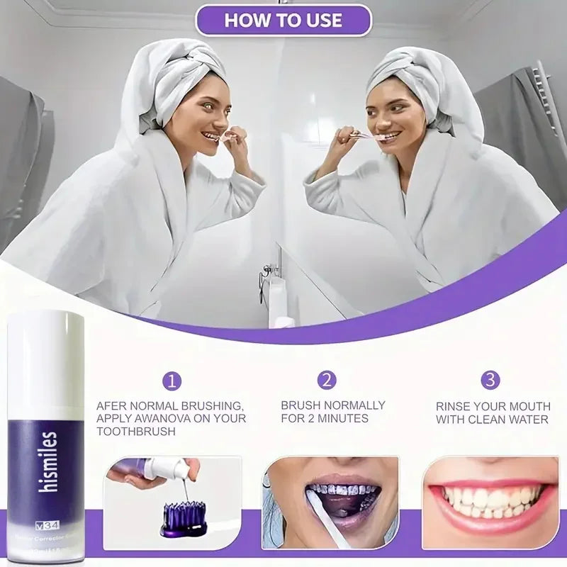 Velnora Purple Whitening Toothpaste