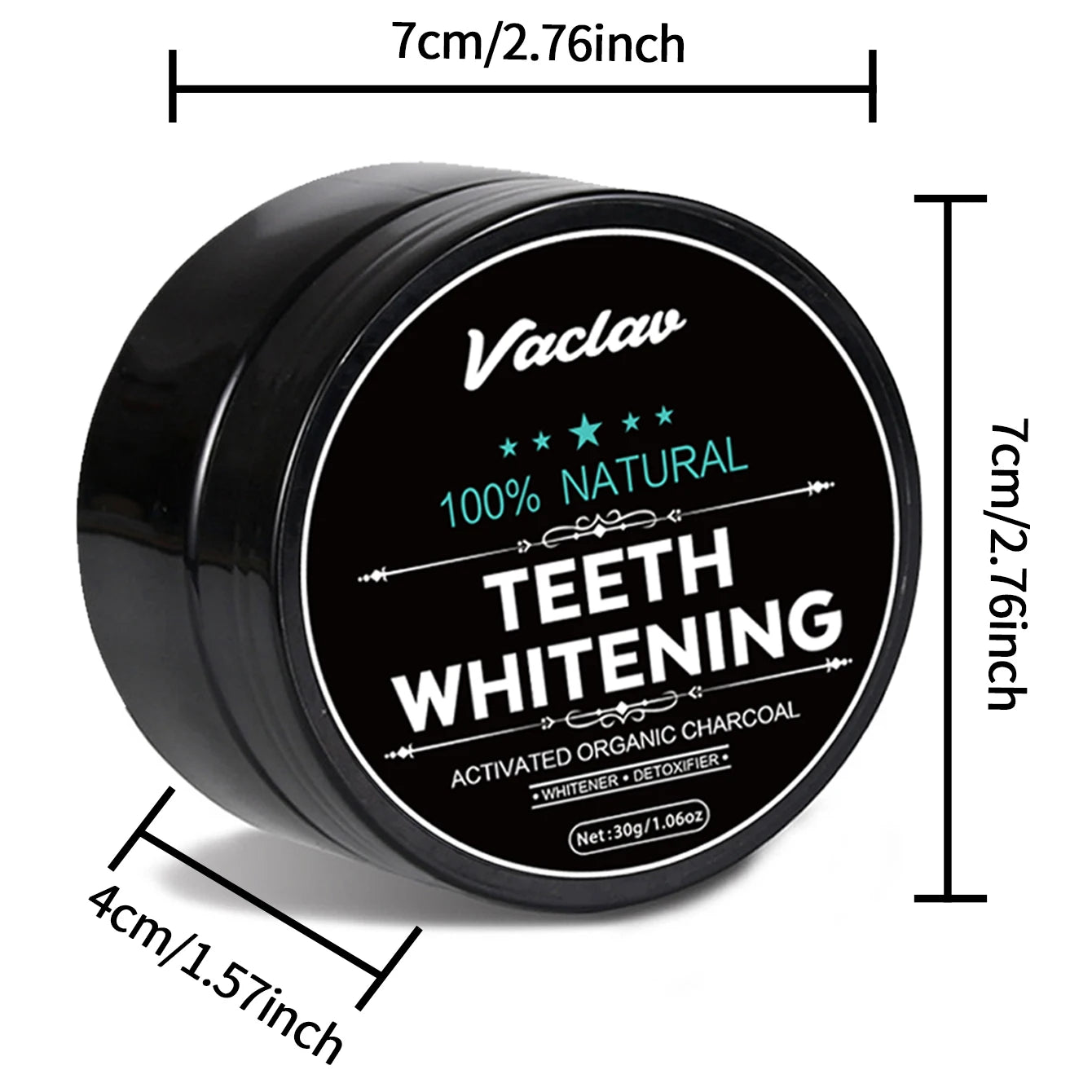 Velnora Activated Charcoal Whitening Powder